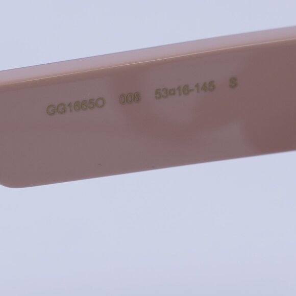 Gucci GG1665O 008 Eyeglasses Black/Nude 53mm Cat Eye Frame - Picture 9 of 12